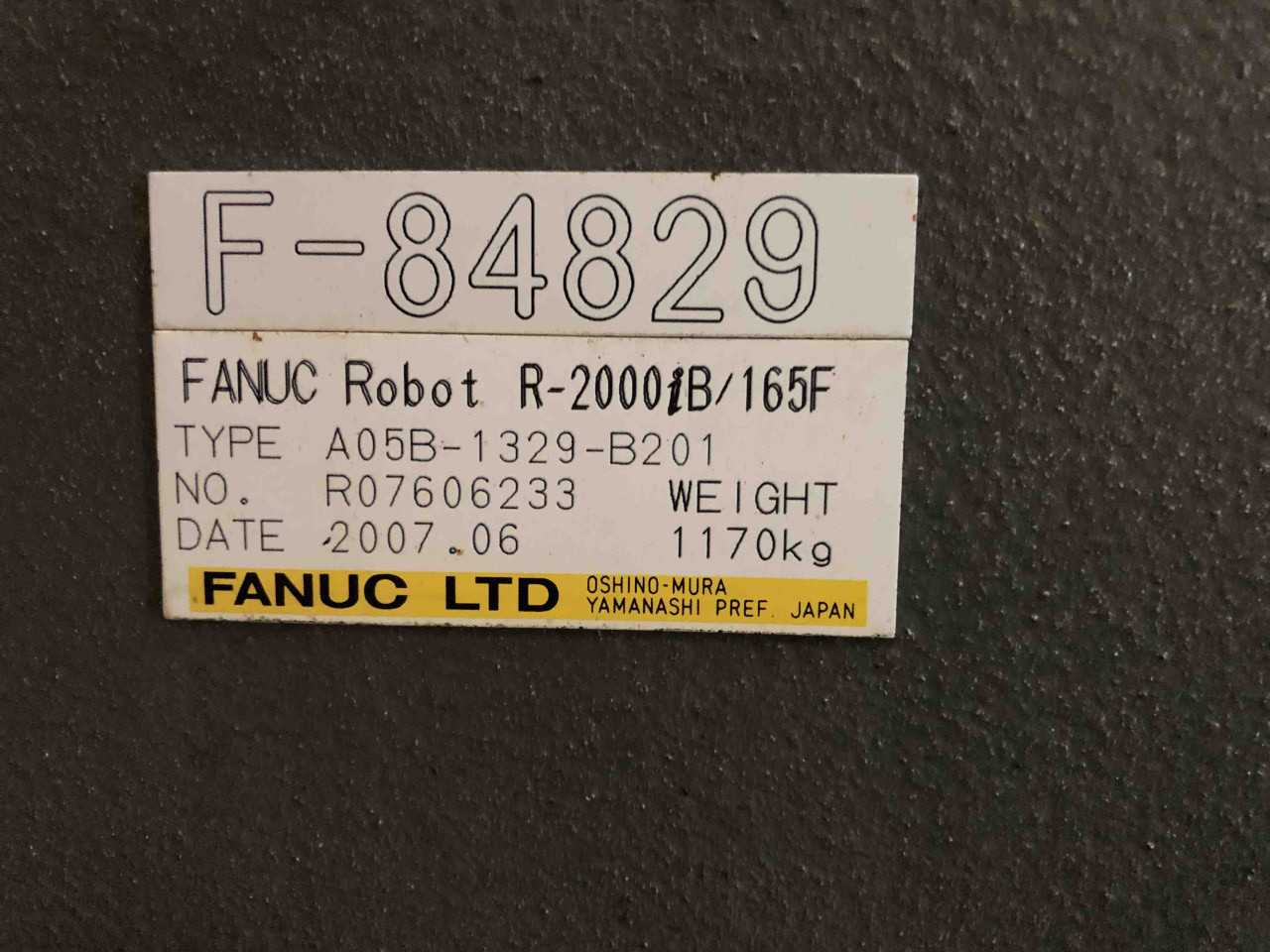 2007 R-2000iB-165F Fanuc Robot with R-30iA Controller - INDUSTRIAL ROBOTS
