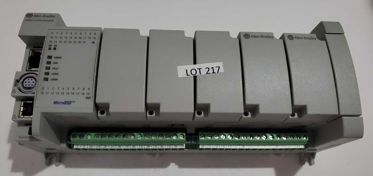 Allen Bradley Micro 850 2080-LC50-48QWB PLC - AUTOMATION & CONTROLS