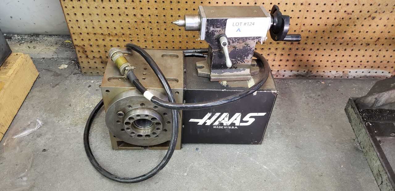 Haas HRT-A6 4th Axis Rotary Table and Tailstock - MACHINING ACCESSORIES & TOOLING Haas HRT-A6 4th Axis Rotary Table and Tailstock - MACHINING ACCESSORIES & TOOLING