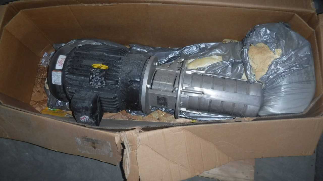 10 HP 3600 RPM 213TC Baldor Reliance Motor With Pump - ELECTRIC MOTORS