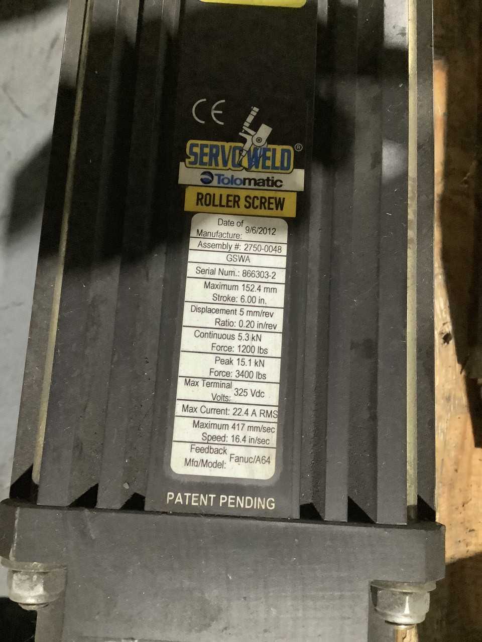 Tolomatic 2750-0048 Servo motor - SERVO