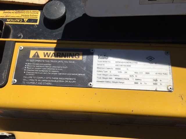 Pallet Jack, Electric - ELECTRIC PALLET JACKS