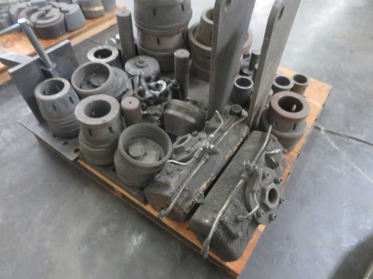 Pallet of stretch press jaws, misc items, LOT - MISCELLANEOUS