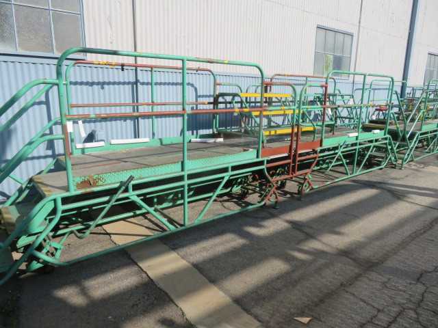 25' Long Rolling Platform - ROLLING CARTS
