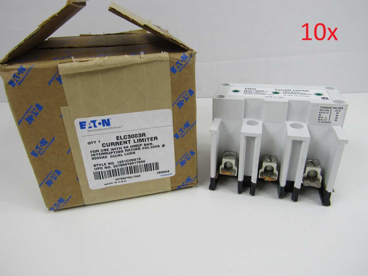 Lot of Quantity 10x ELC3003R Fuse Current Limiters - ELECTRICAL COMPONENTS
