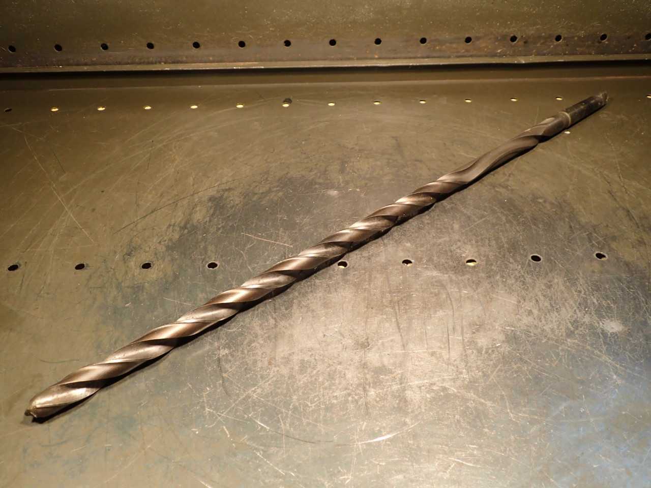 1-1/16" 1.0625" Drill Bit 19-1/2" Extra Long Flutes Morse Taper #2 Shank MT2 2MT - WORKHOLDING