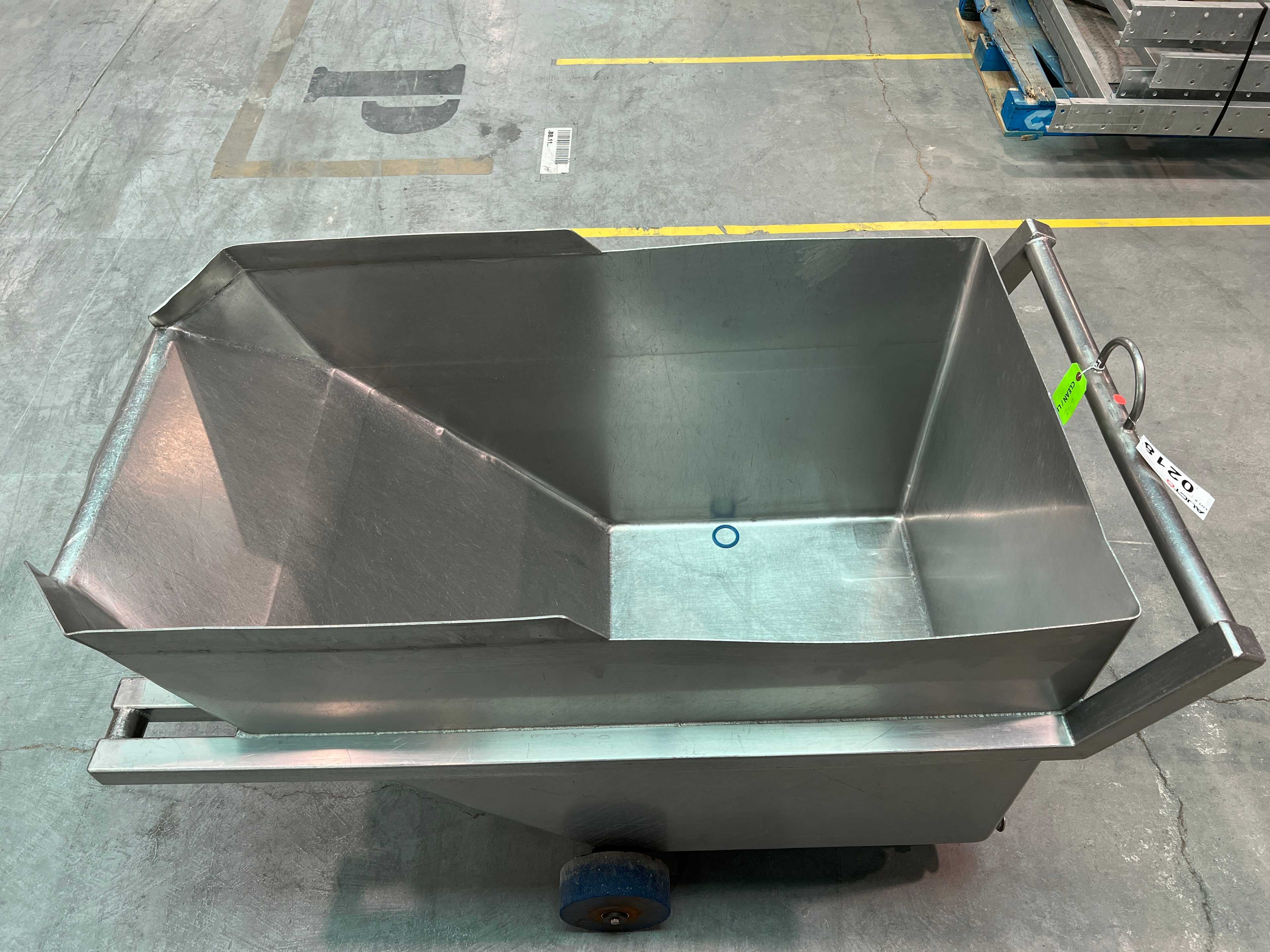 Stainless Steel Dump Cart Hopper