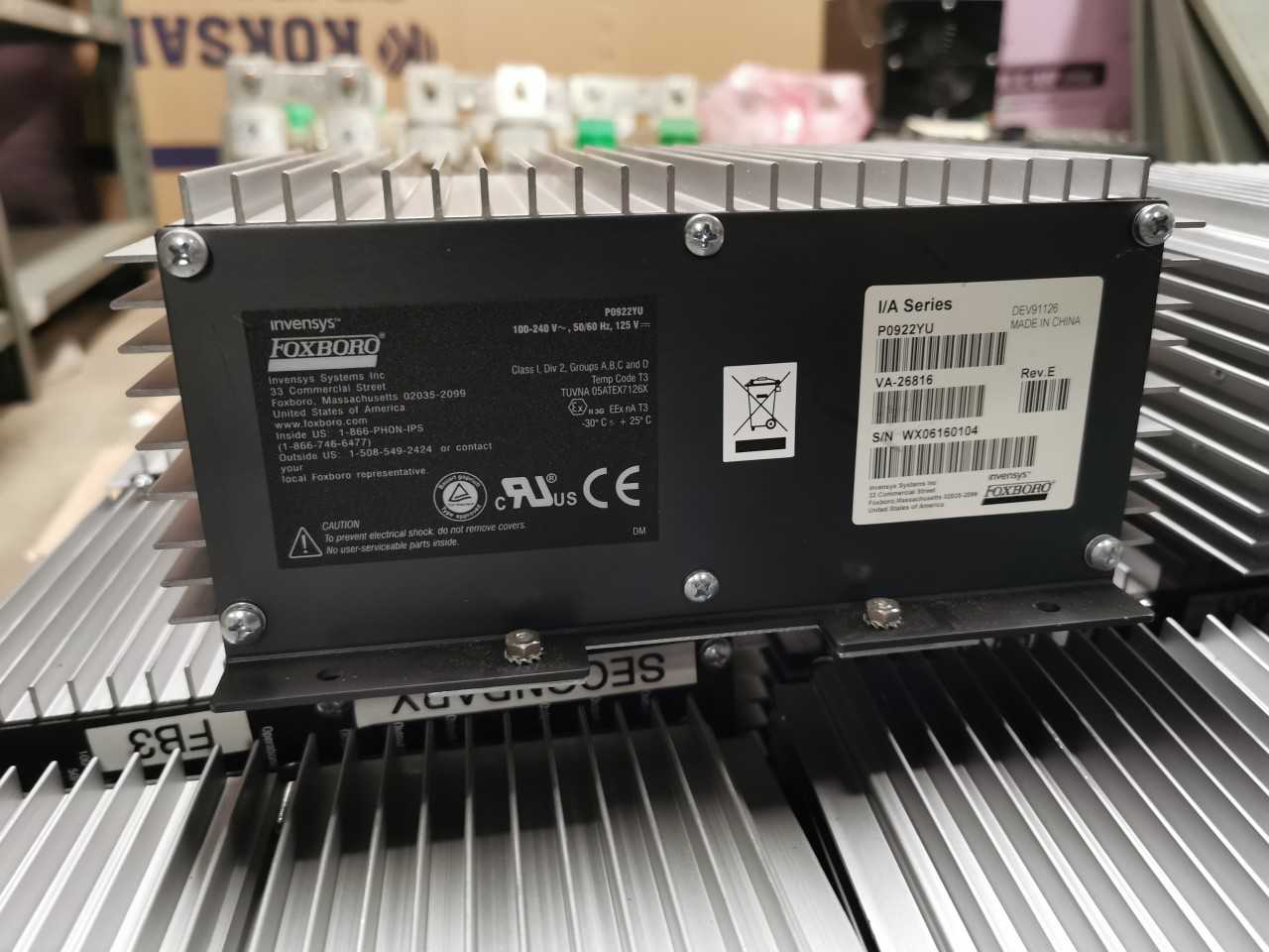 Lot of Foxboro I/A Series Power Supplies - ELECTRICAL PARTS