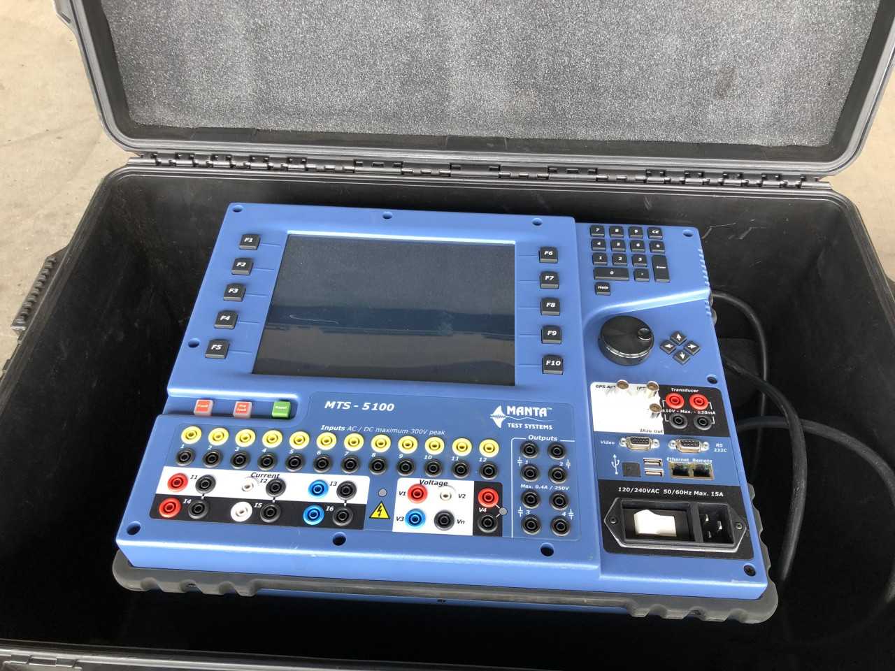 Manta MTS 5100 Protective Relay Test System - LAB & SCIENTIFIC