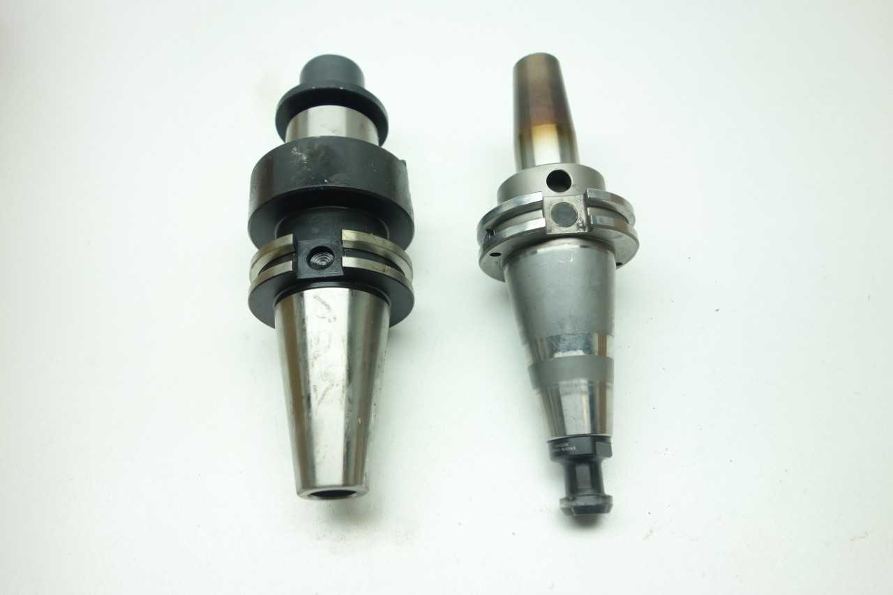 LOT OF ASSORTED CAT40 TOOL HOLDERS - THERMOGRIP, SHRINKER, LYNDEX - ELECTRIC POWER TOOLS