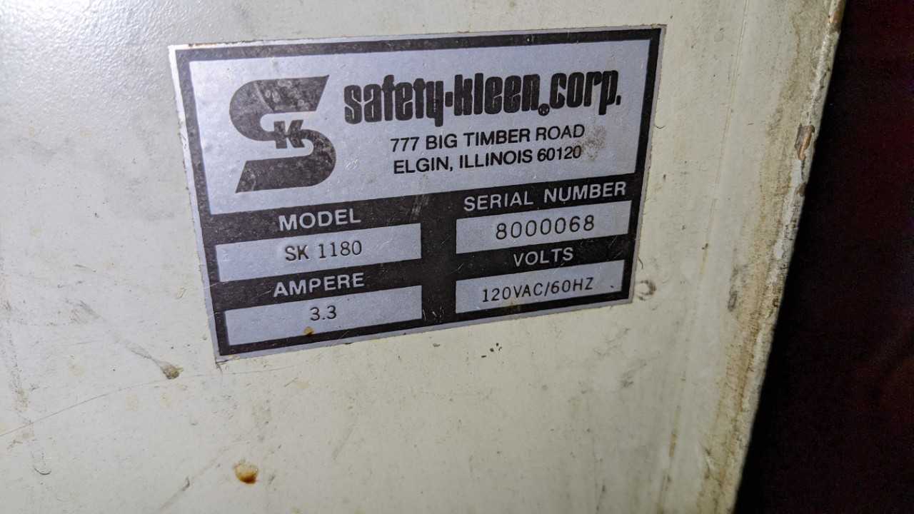 Crystal clean parts cleaner Sk 1180 volts 120 vac/60 hz - PROCESS EQUIPMENT