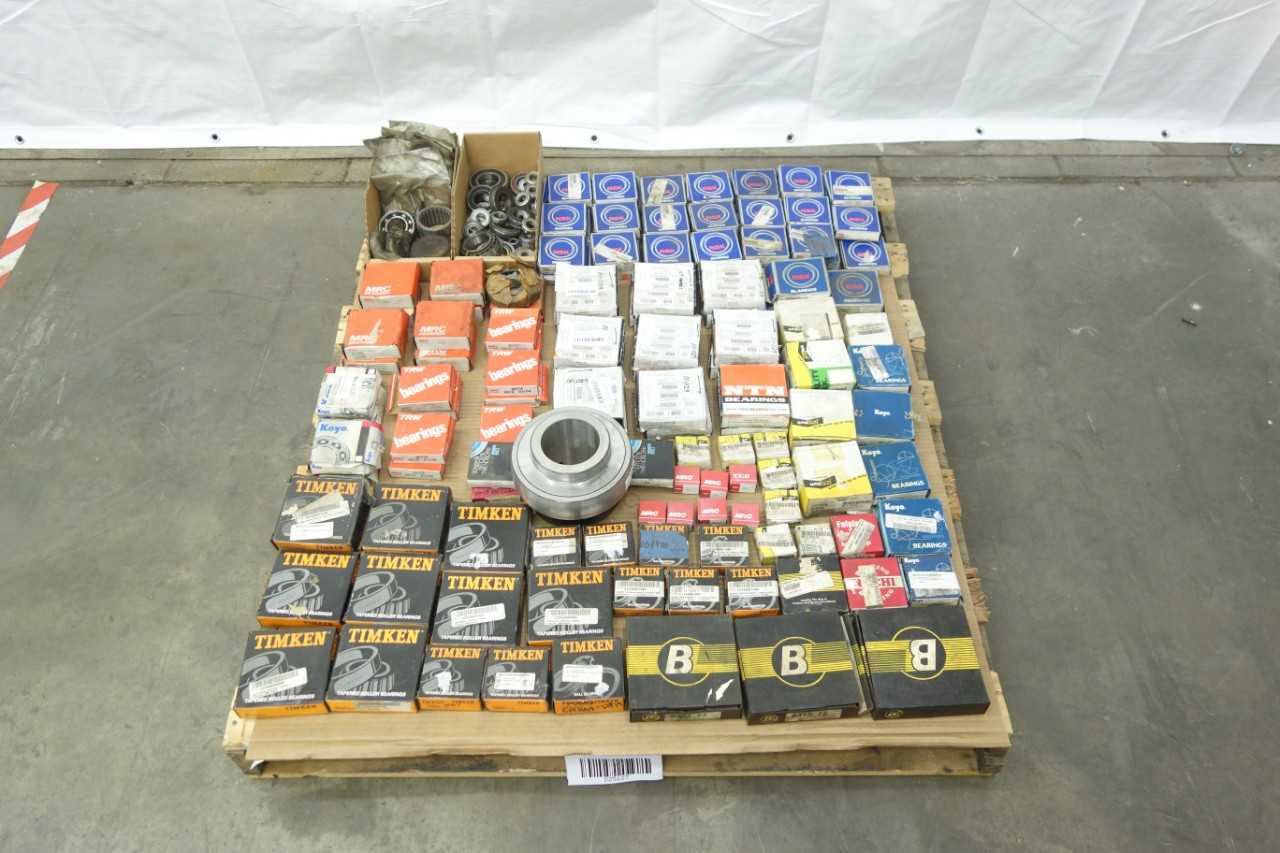 PALLET OF ASSORTED ROLLER, INSERT BEARINGS - BEARINGS