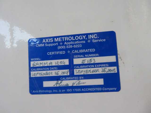 DEA CMM Model Gamma 1204 with Renishaw Probe - MACHINING ACCESSORIES & TOOLING