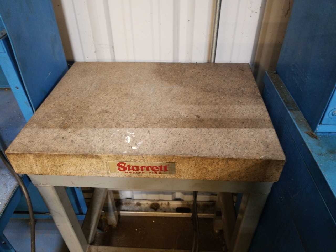 STARRETT GRANITE SURFACE TABLE 24" X 18" - MISCELLANEOUS STARRETT GRANITE SURFACE TABLE 24" X 18" - MISCELLANEOUS