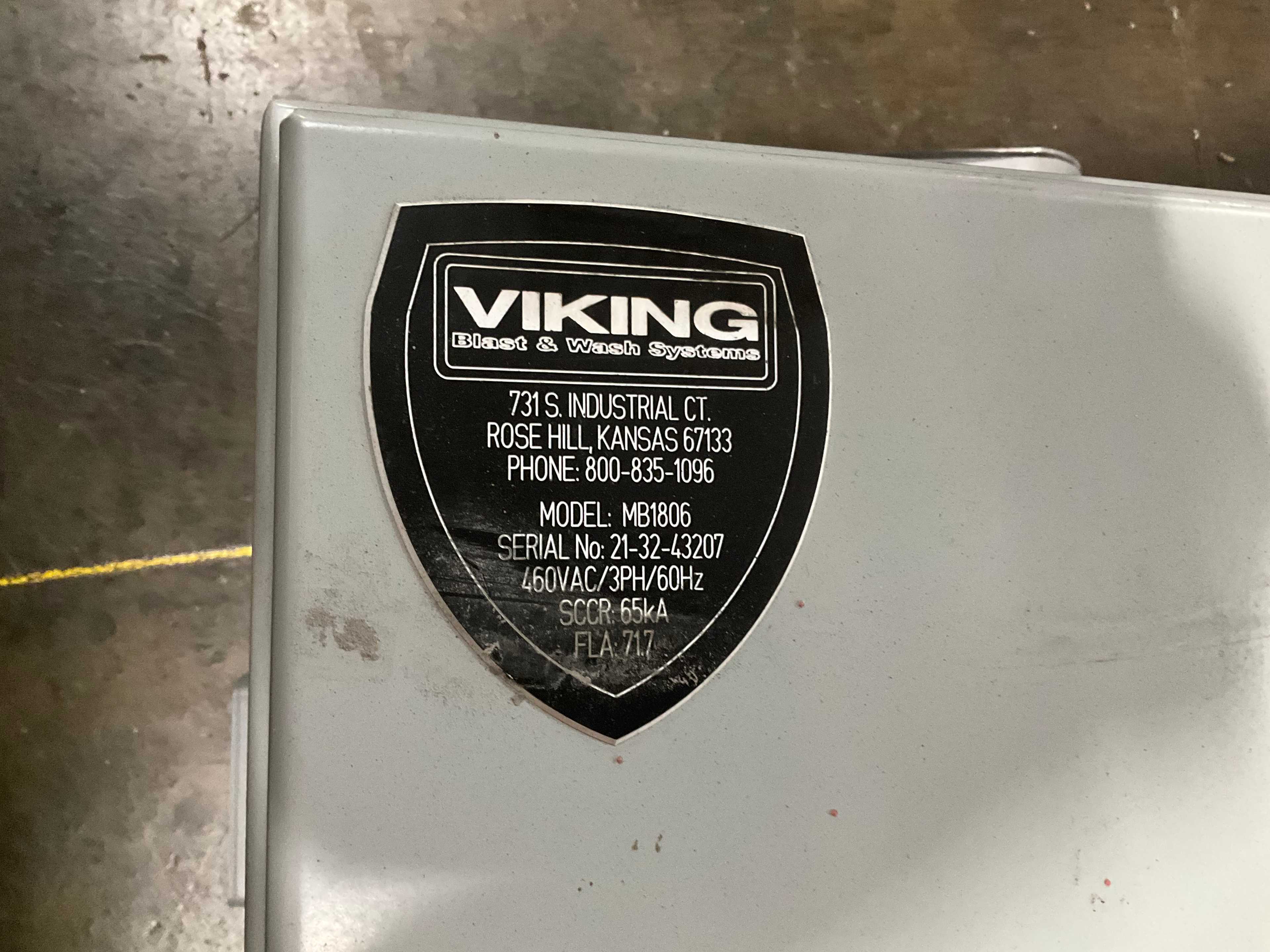 VIKING BLAST & WASH SYSTEMS CLEANING MACHINE WITH CONTROLS - CLEANING MACHINES