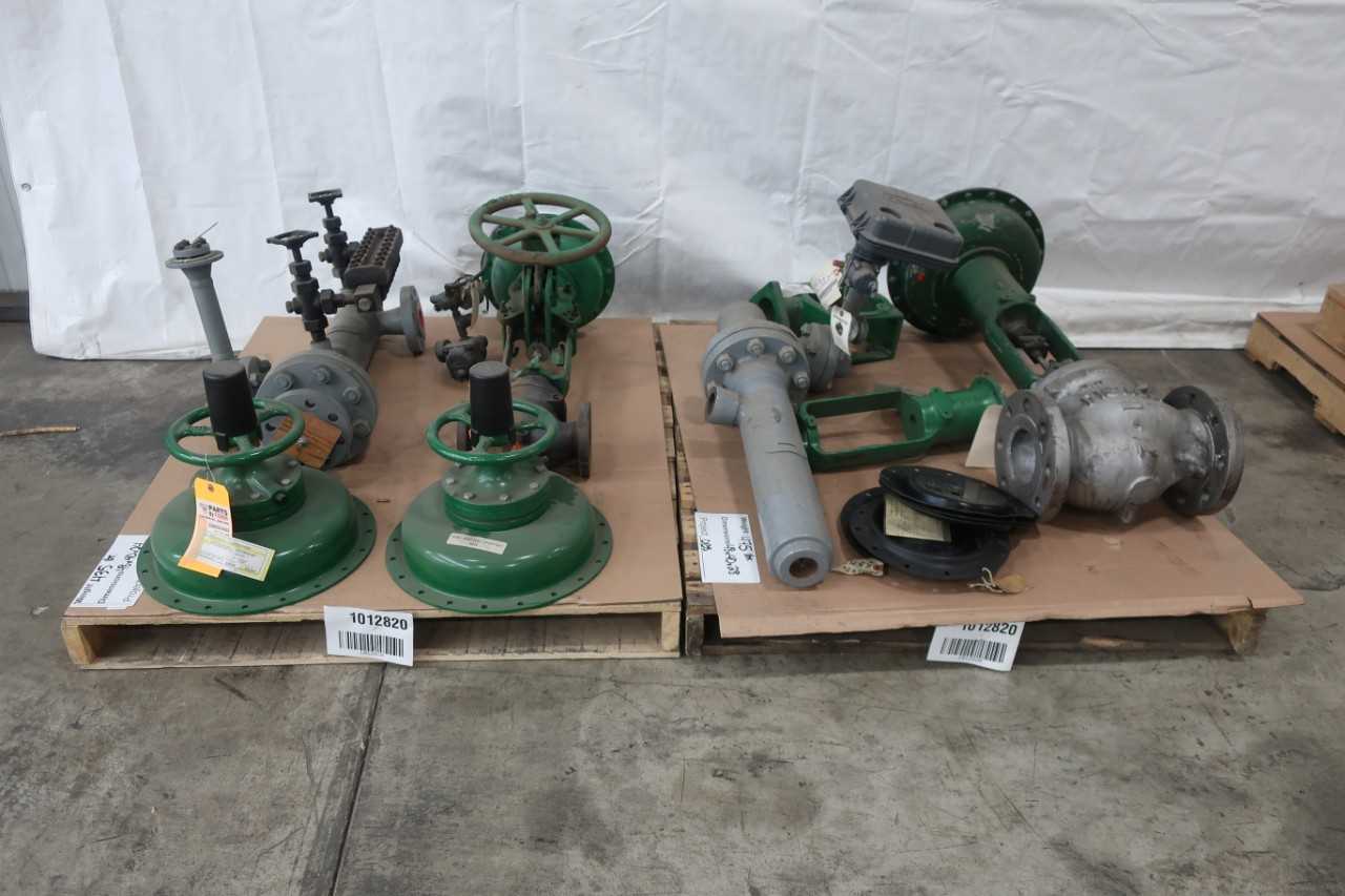 2 PALLETS OF ASSORTED FISHER VALVES AND REPLACEMENT PARTS - VALVES