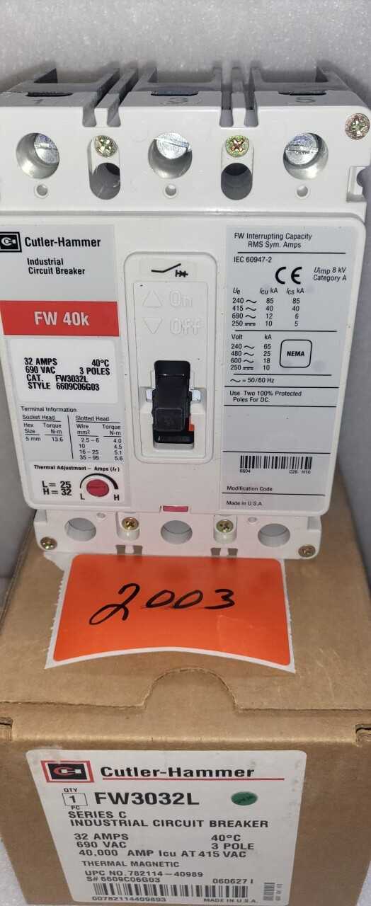 NEW SURPLUS BREAKERS - CIRCUIT BREAKERS
