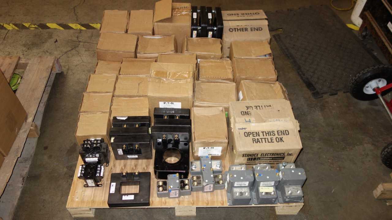 1 PALLET OF ASSORTED EATON TRANSFORMERS 350-750VA - CONTROL TRANSFORMERS