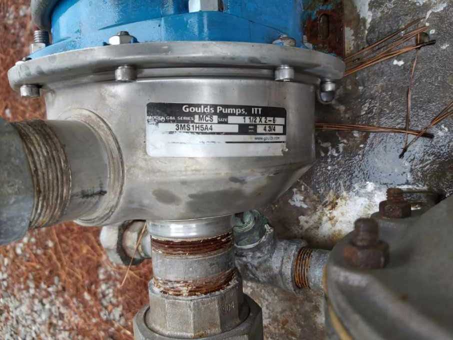 Gould Stainless Steel Pump w Filter for Run-off water - PUMPS