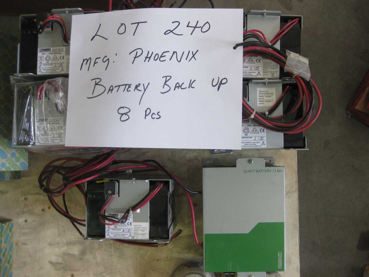PHOENIX BATTERY BACK UP ( QTY 9) - STANDBY POWER GENERATOR