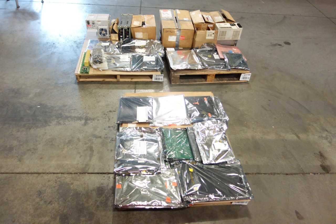 3 PALLETS OF ASSORTED ELECTRICAL - ELECTRICAL COMPONENTS
