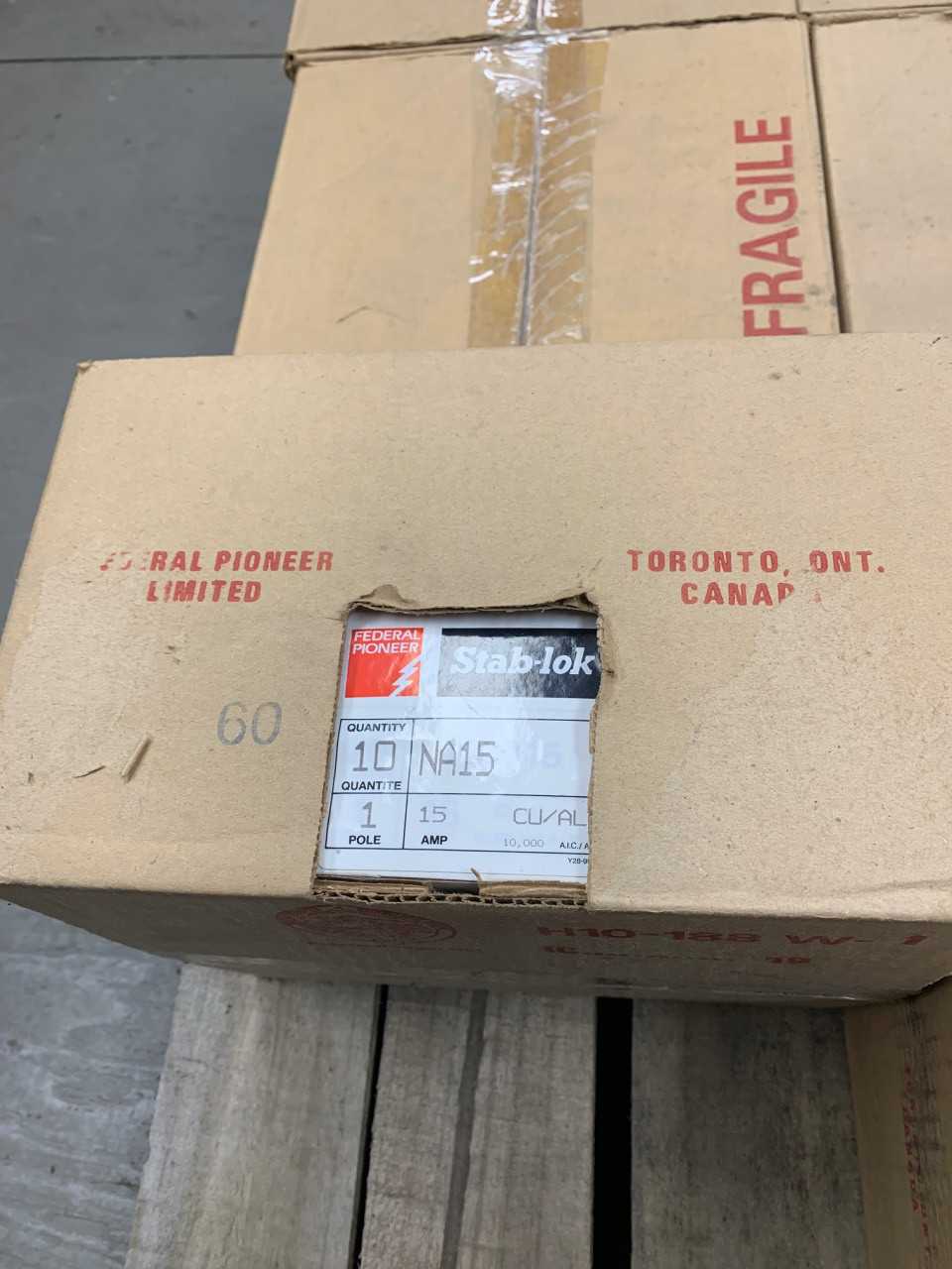 Assorted Federal Pioneer Single Pole Breakers - CIRCUIT BREAKERS