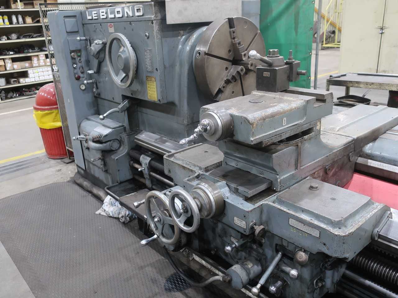 Engine lathe, 36"x144", 460V-AC, shelving with spare parts and tooling - LATHES