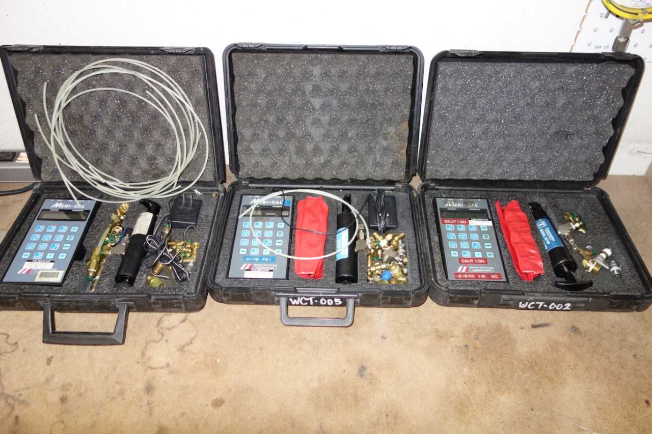 Lot of 3 Meri-Cal DP2000I Pressure Transmitter - INSTRUMENTATION