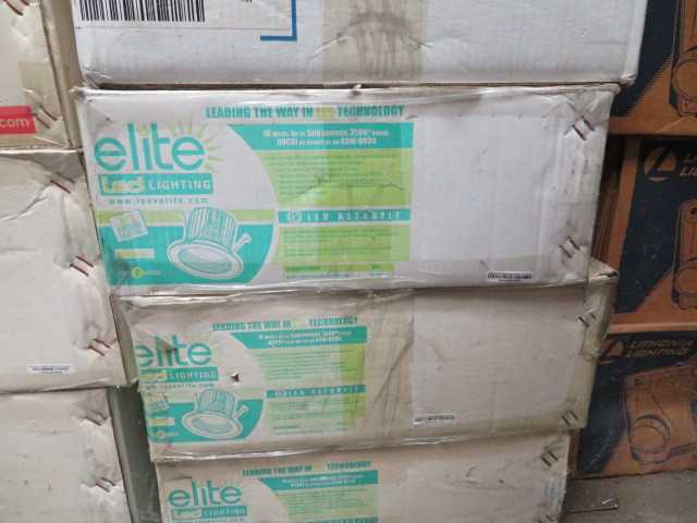 Elite: (3) boxes, (6) box – RL430-10W-120V-DIM-35K-W-WH – 4” LED Retrofit Trims - ELECTRIC POWER TOOLS