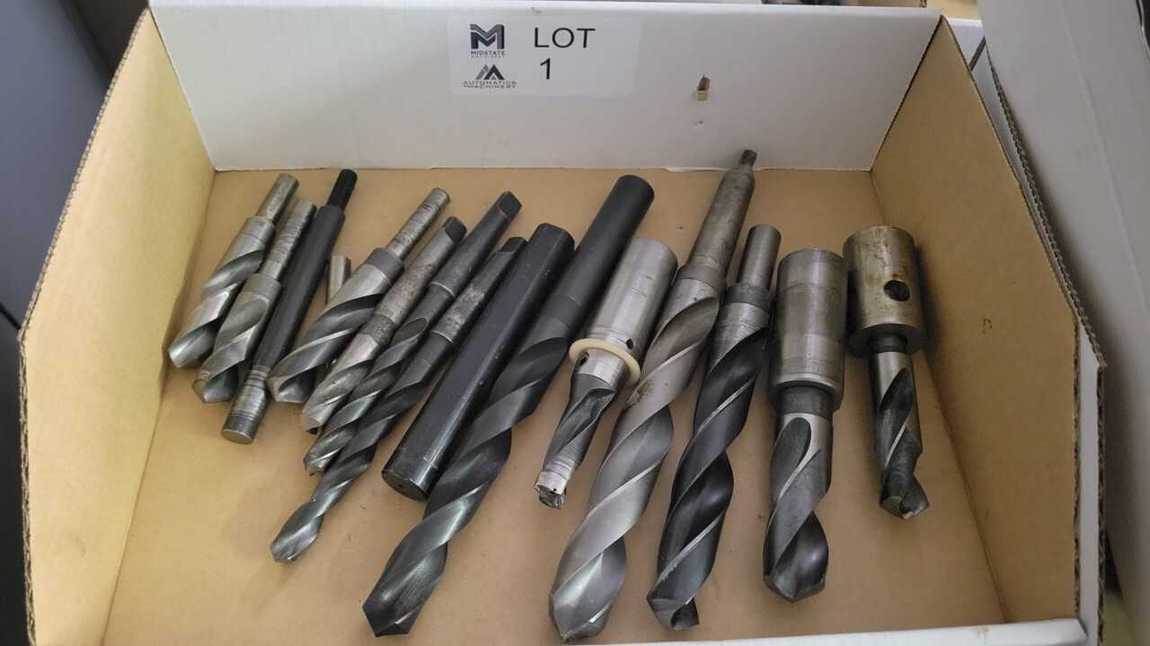 Assortment of Drills - MACHINING EQUIPMENT