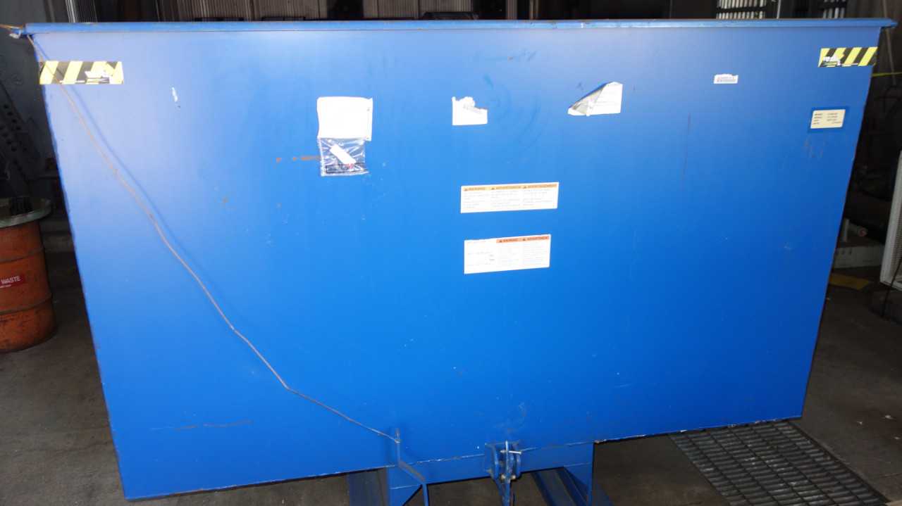 VESTIL D-500-HD FORKLIFT HOPPER DUMPSTER 6000LB - FORKLIFTS