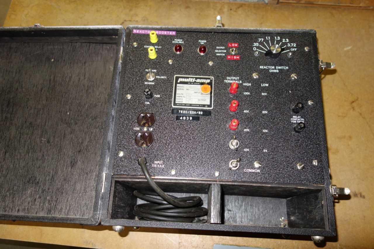 Multi-Amp 1010/RB Reactor Booster - ELECTRICAL TESTING EQUIPMENT
