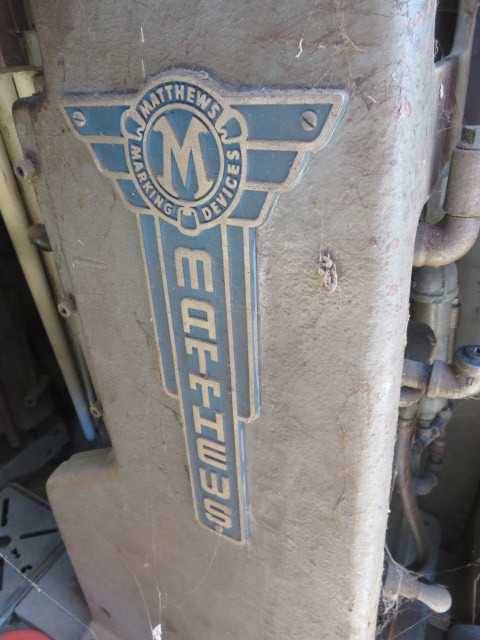 Matthews Marking Machine - MACHINE TOOLING
