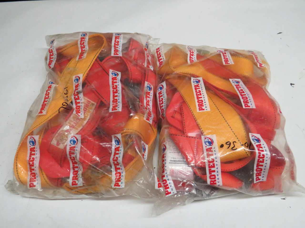 LOT OF 2 PROTECTA AB100AS26R KIT AB101C, AB101CLS28 FULL BODY HARNESS - SAFETY EQUIPMENT
