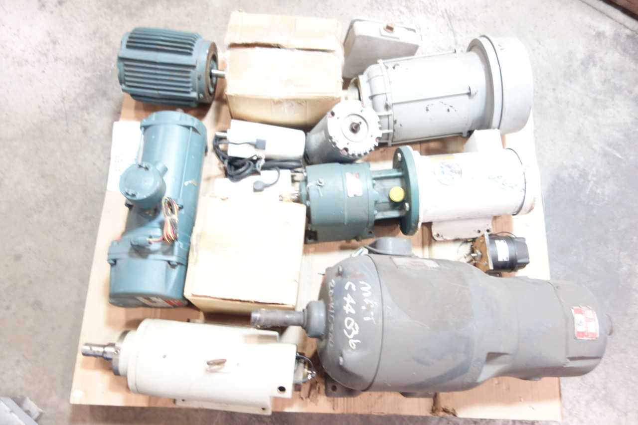 1 PALLET OF ASSORTED AC & DC ELECTRICAL MOTORS- WESTINGHOUSE, BALDOR, RELIANCE - ELECTRIC MOTORS