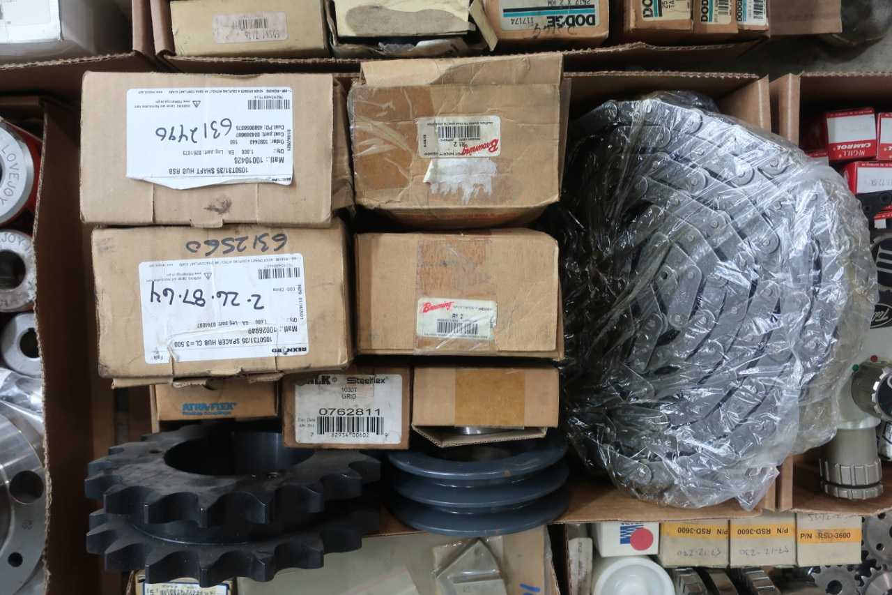 3 PALLETS OF ASSORTED POWER TRANSMISSION REPLACEMENT PARTS - POWER TRANSMISSION