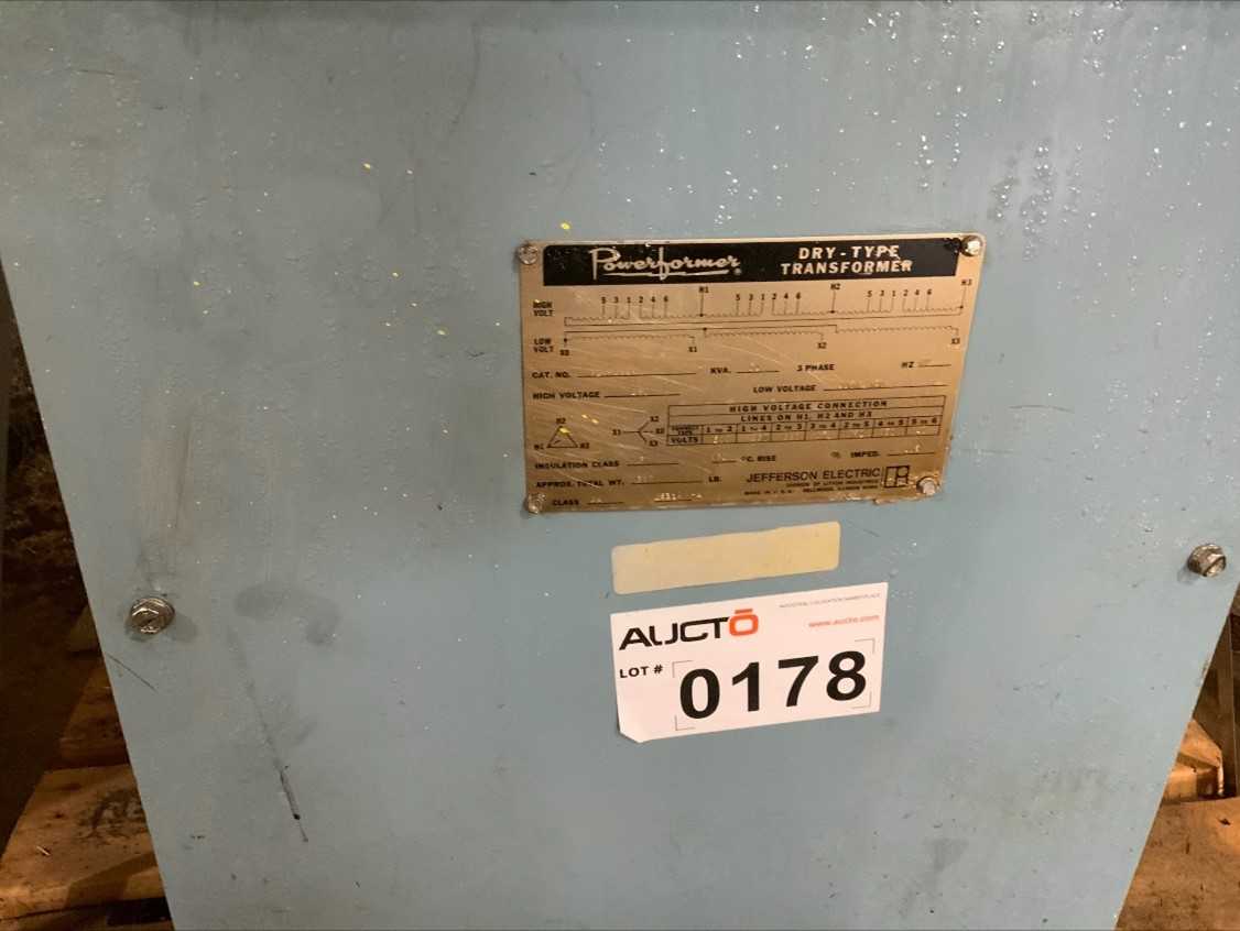 Jefferson Electric Pad Mounted Transformer - DRY TRANSFORMERS