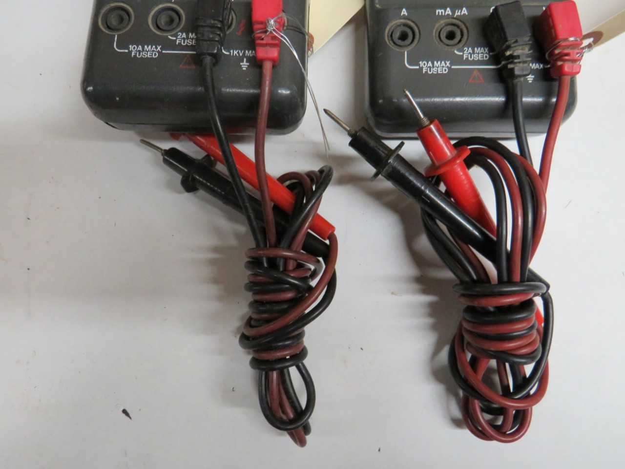 LOT OF 2 RCC 510 DIGITAL MULTIMETER - ELECTRIC POWER TOOLS