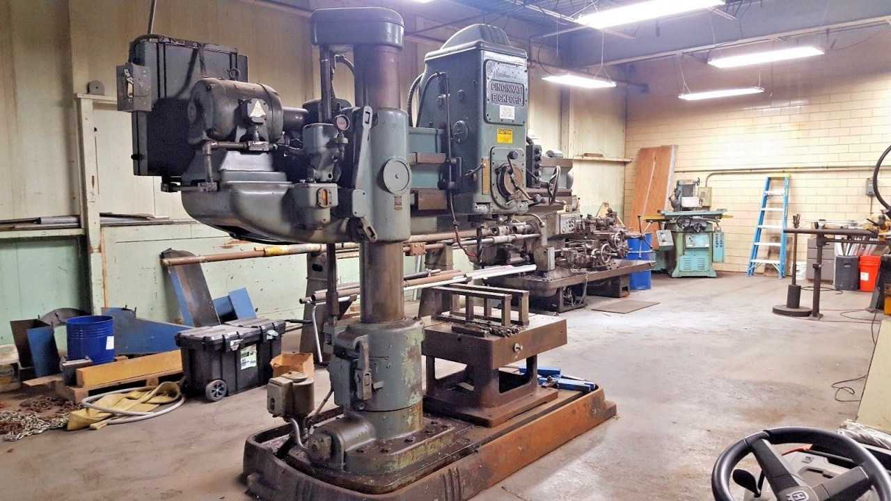 Cincinnati Bickford 3' X 9" Radial Arm Drill Model 3-519 - RADIAL ARM DRILLING MACHINES