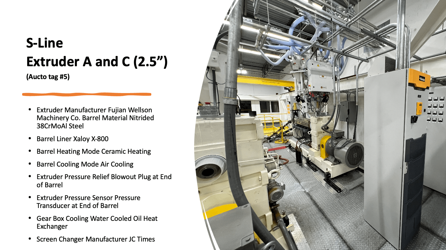 2020 FUJIAN WELLSON MACHINERY CO. EXTRUDER - MILLING MACHINES