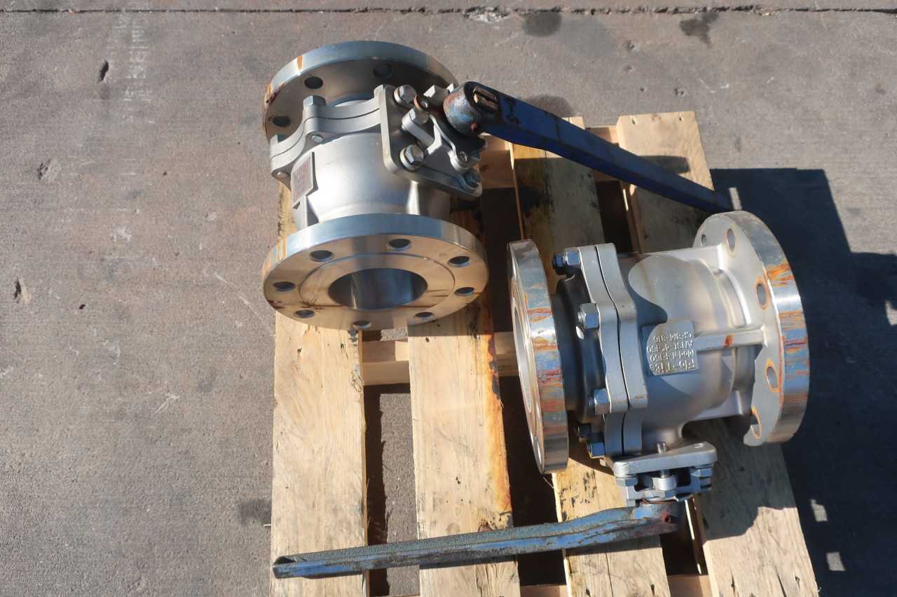 LOT OF 2 FLOTITE IN STAINLESS BALL VALVES - BALL VALVE