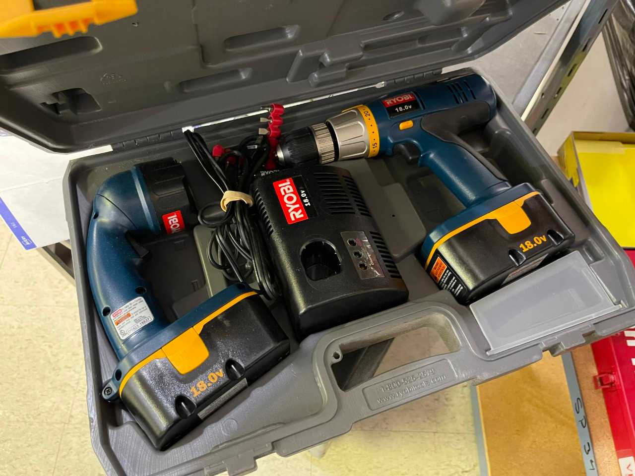 Ryobi 18Volt Cordless Drill - ELECTRIC POWER TOOLS