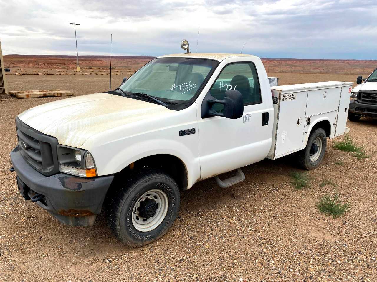 2003 Ford F-250 Super Duty 4x4 Pickup truck w/ Utility Bed - HYDRO EXCAVATOR TRUCKS
