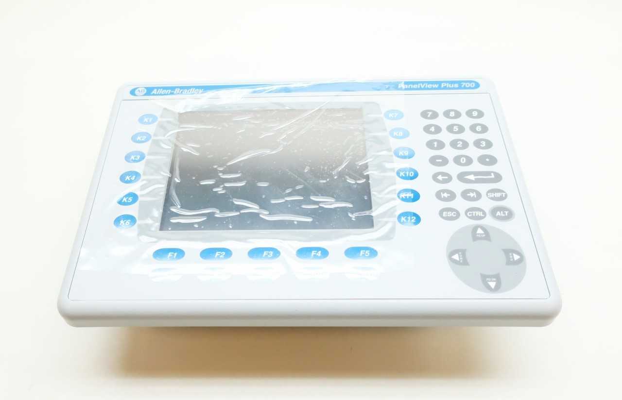 ALLEN BRADLEY 2711P-B7C4D8 PANELVIEW PLUS 700 COLOR KEY TOUCH DISPLAY SER A - HMIS & DISPLAYS