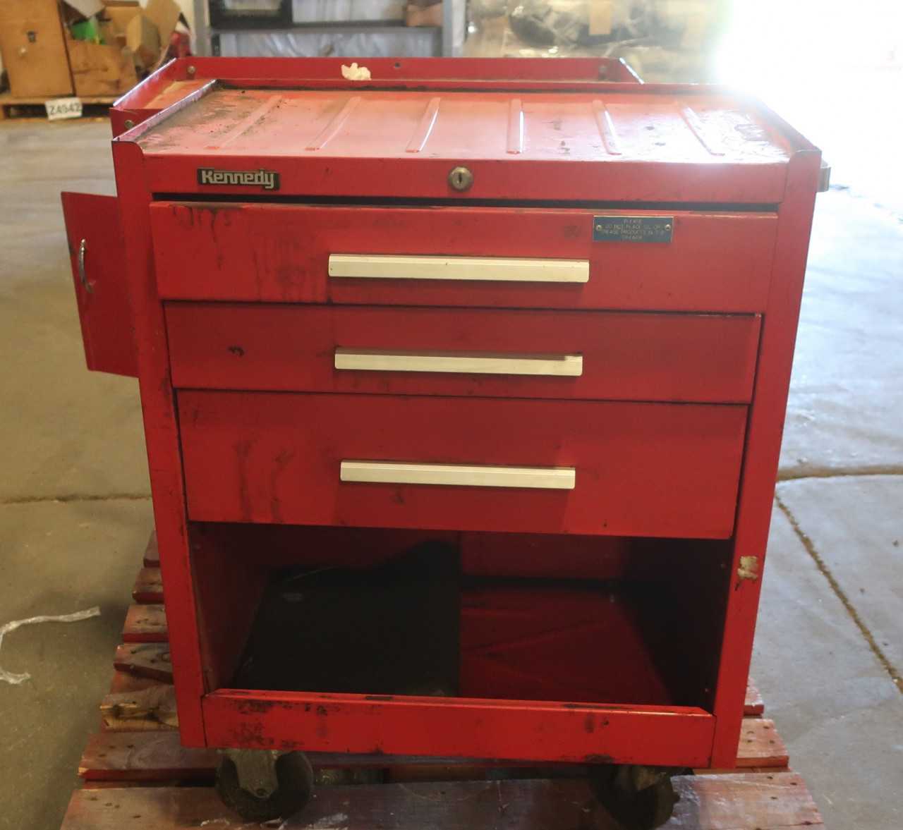 LOT OF 2 ROLLING TOOL BOXES - TOOL STORAGE