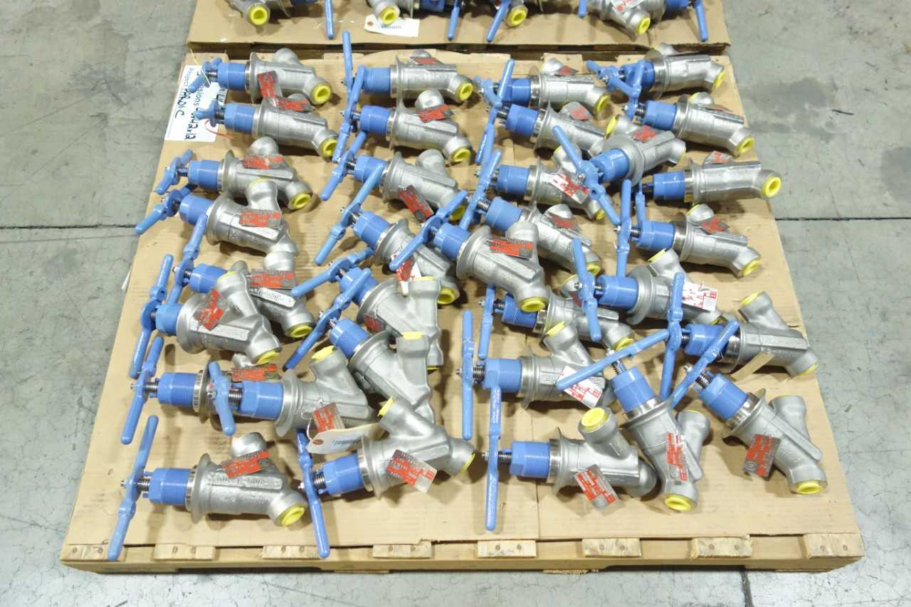 2 PALLETS OF KEROTEST WS D 9945 MANUAL STAINLESS SOCKET WELD GLOBE VALVES - GLOBE VALVE