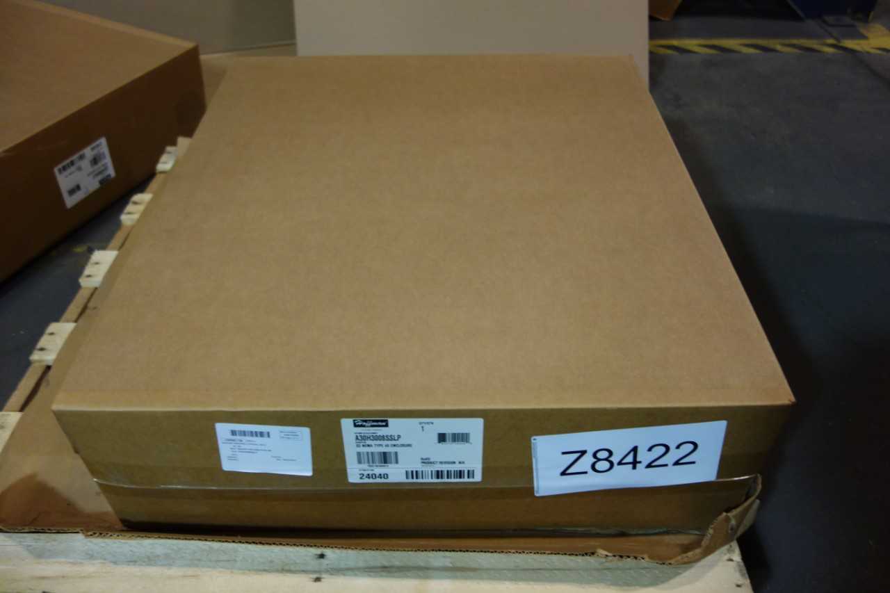1 HOFFMAN SS NEMA TYPE 4X ENCLOSURE A30H3008SSLP - INDUSTRIAL PARTS