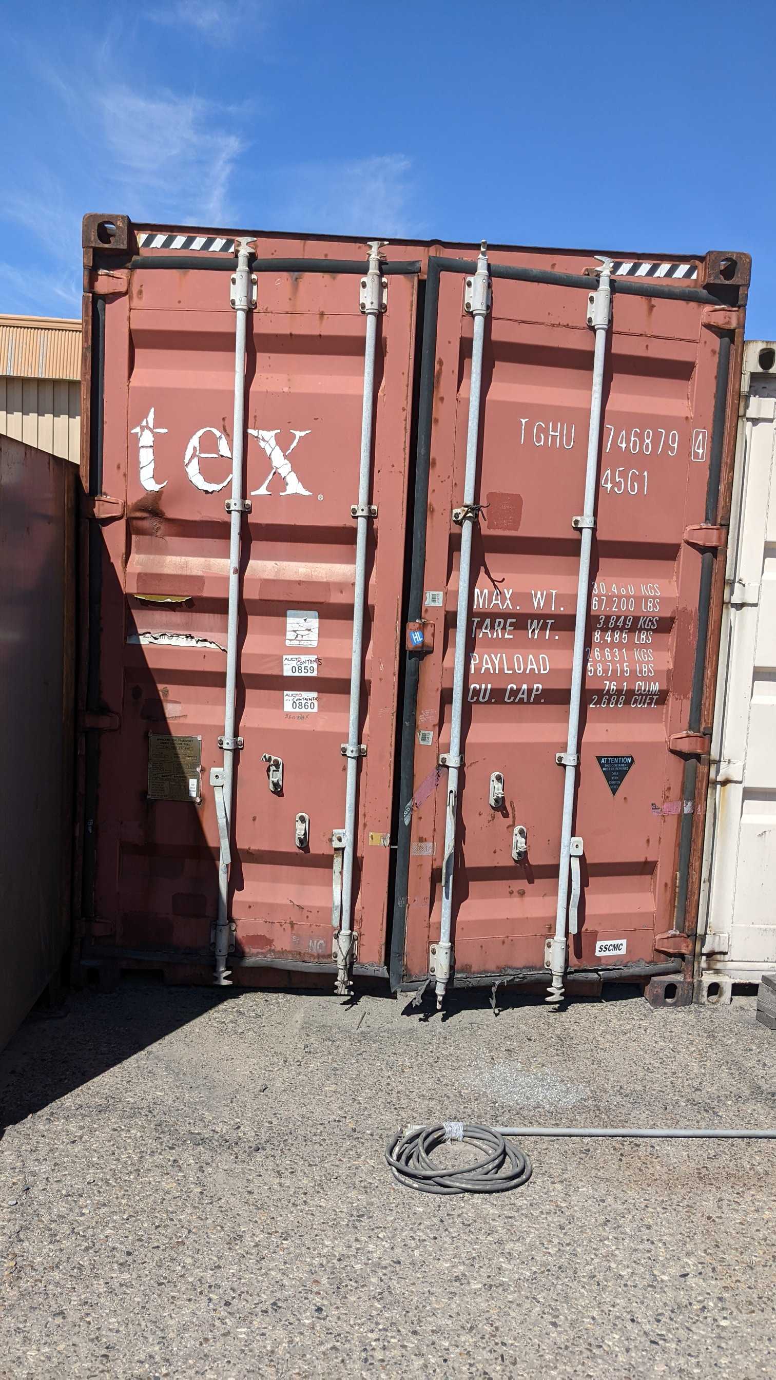 SHIPPING CONTAINER - PLANT & FACILITY EQUIPMENT