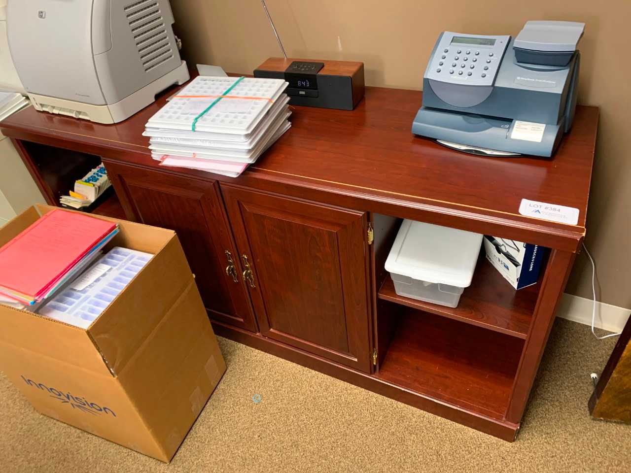Hutch, CPU Monitors x 2, 2 Chairs and Book Shelf ( No Contents ) - PLANT & FACILITY