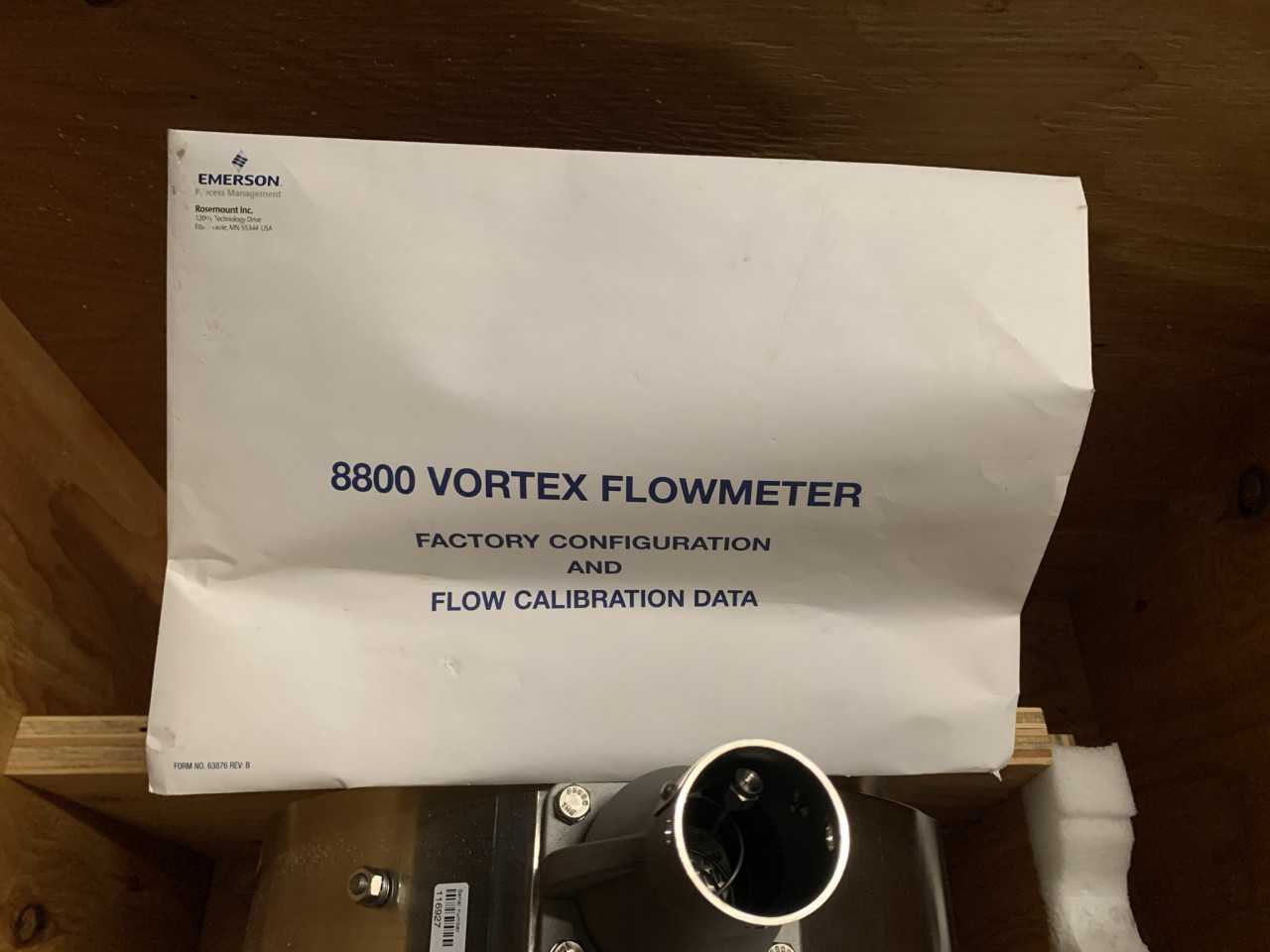 New - Lot of 1 - Emerson Rosemount Flanged Vortex Mounting 8800DF100 - INSTRUMENTATION